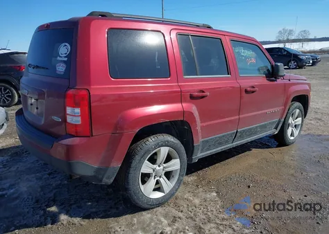 2012 Jeep Patriot Latitude из США, поврежденный, VIN 1C4NJRFB6CD524279